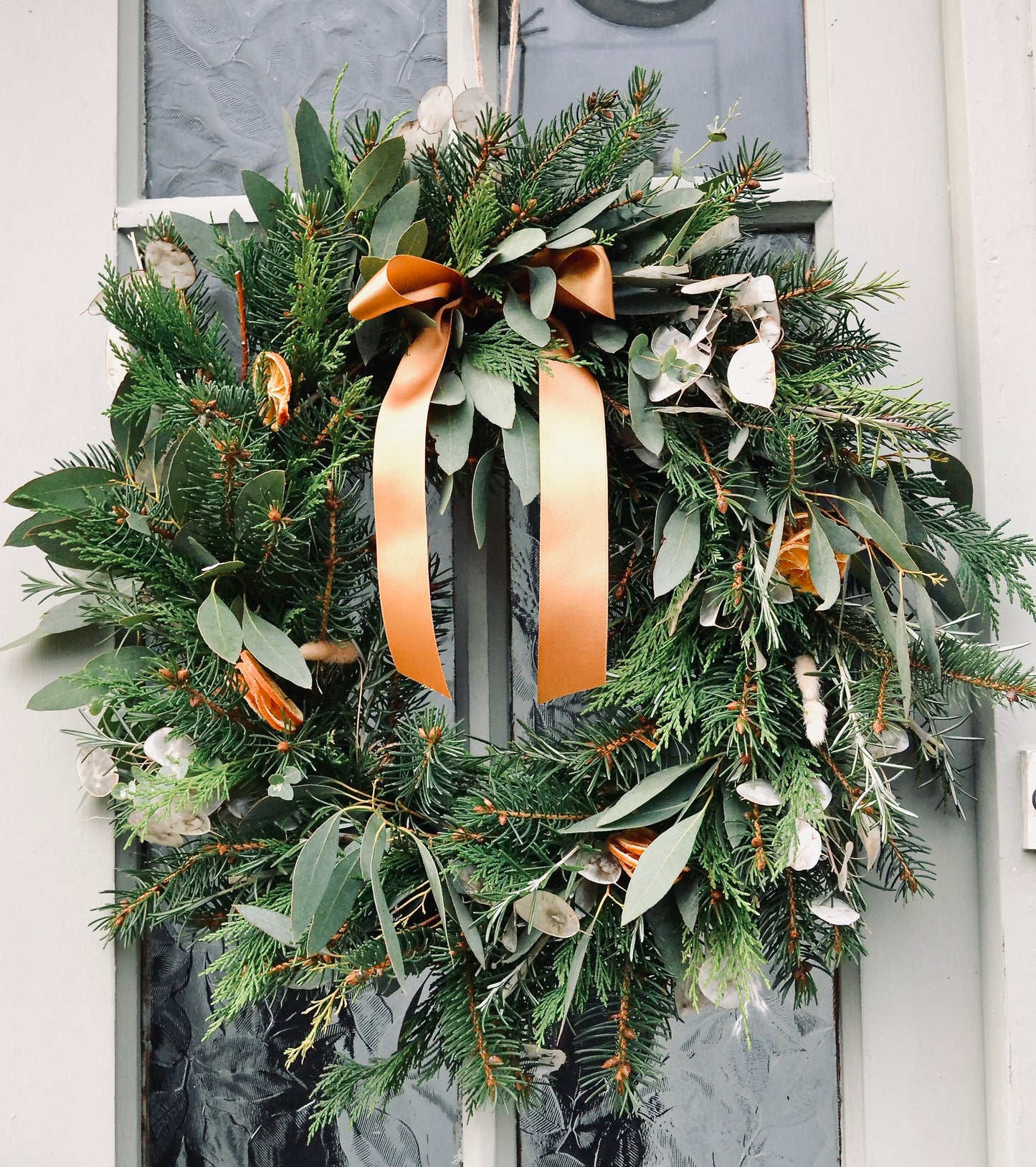 Contemporary Christmas Wreath