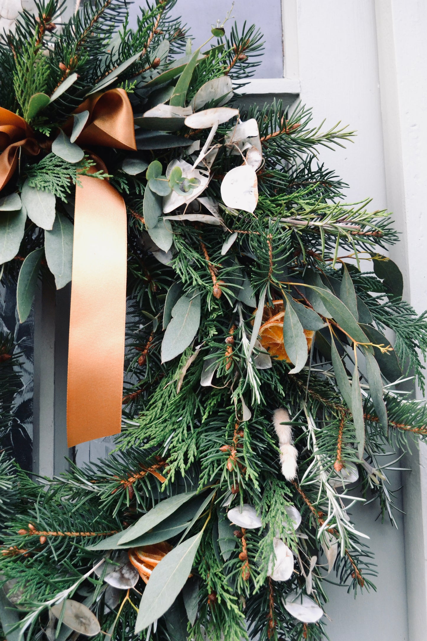 Contemporary Christmas Wreath